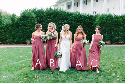 Simple Elegant A Line Sweetheart Spaghetti Straps Cinnamon Rose Chiffon Bridesmaid Dresses for Spring Wedding