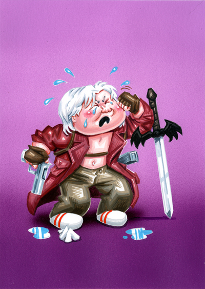 DEVIN May Cry / Dismal DANTE Final Art - Horrorible Kids - Series 5 2020