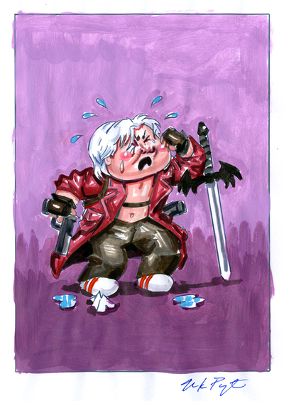 DEVIN May Cry / Dismal DANTE Color Rough - Horrorible Kids - Series 5 2020