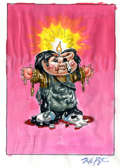 HOSS of Wax / Vanishing VINCENT Color Rough - Horrorible Kids - Series 5 2020