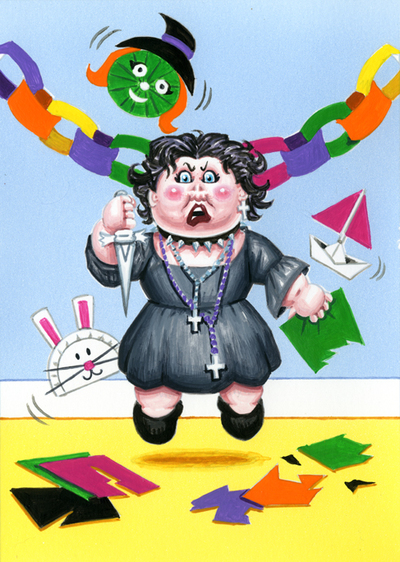 Craft TIA / Naughty NANCY Final Art - Horrorible Kids - Series 5 2020