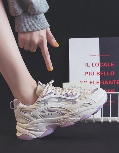 Women's Shoes Reflective Sneakers 2020 Summer And Autumn New Breathable Mesh G7952