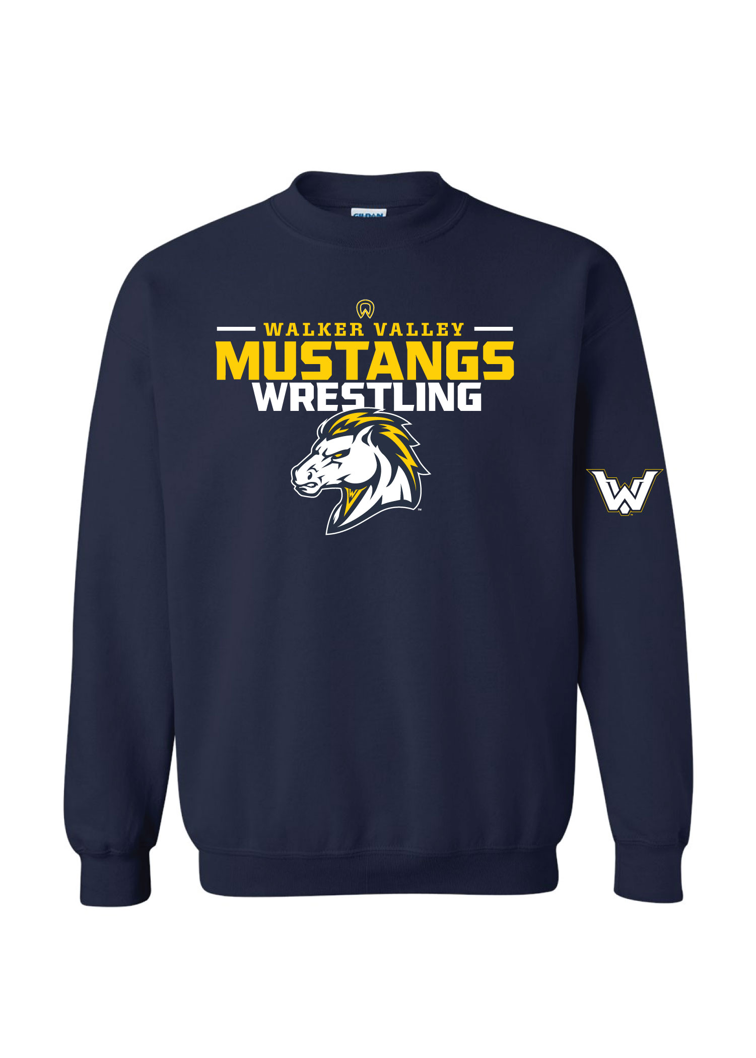 Walker Valley Wrestling navy sweatshirt