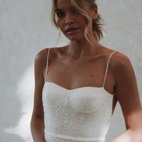 Sparkly Mermaid Sweetheart Sequins Wedding Dresses - Thumbnail 2