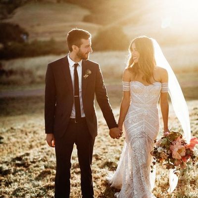 Bohemian mermaid sweetheart lace wedding dresses with train, beach wedding dresses - Thumbnail 2