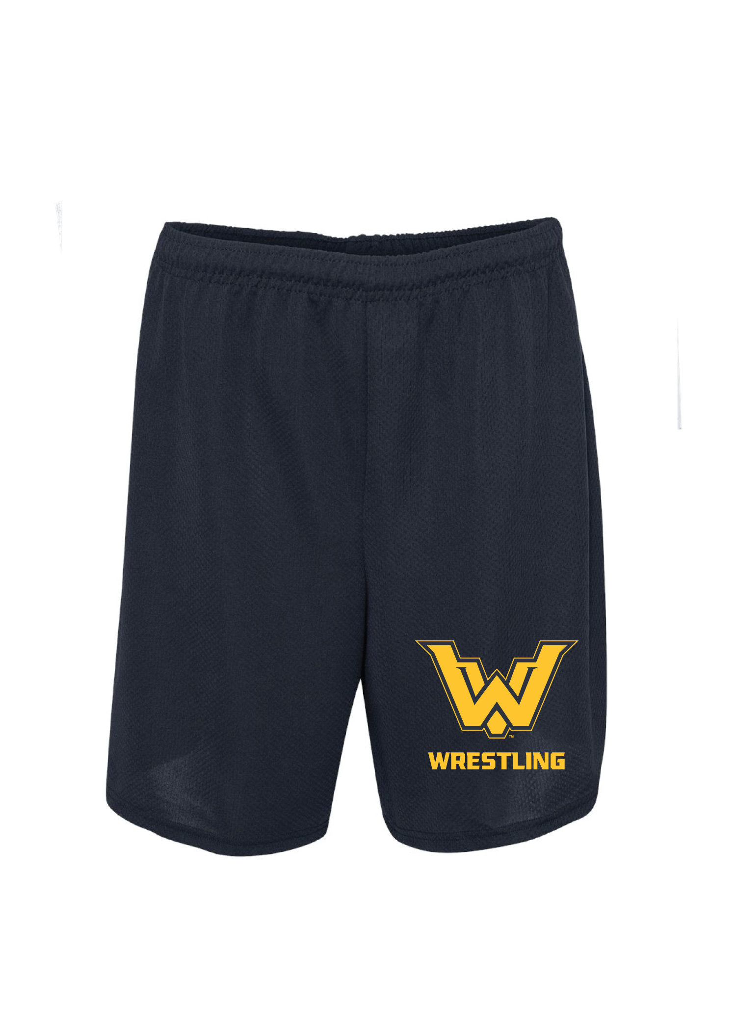 Walker Valley Wrestling navy 7in shorts