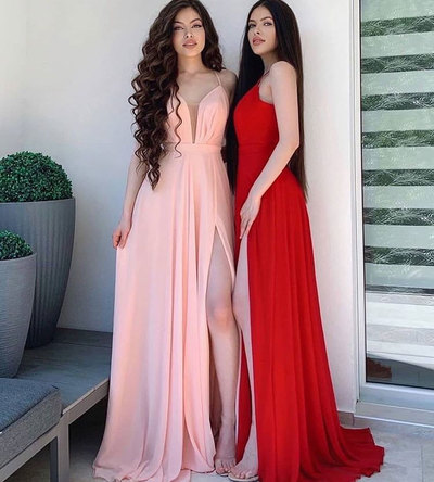 Halter Split Side Prom Dresses under 100 MH55