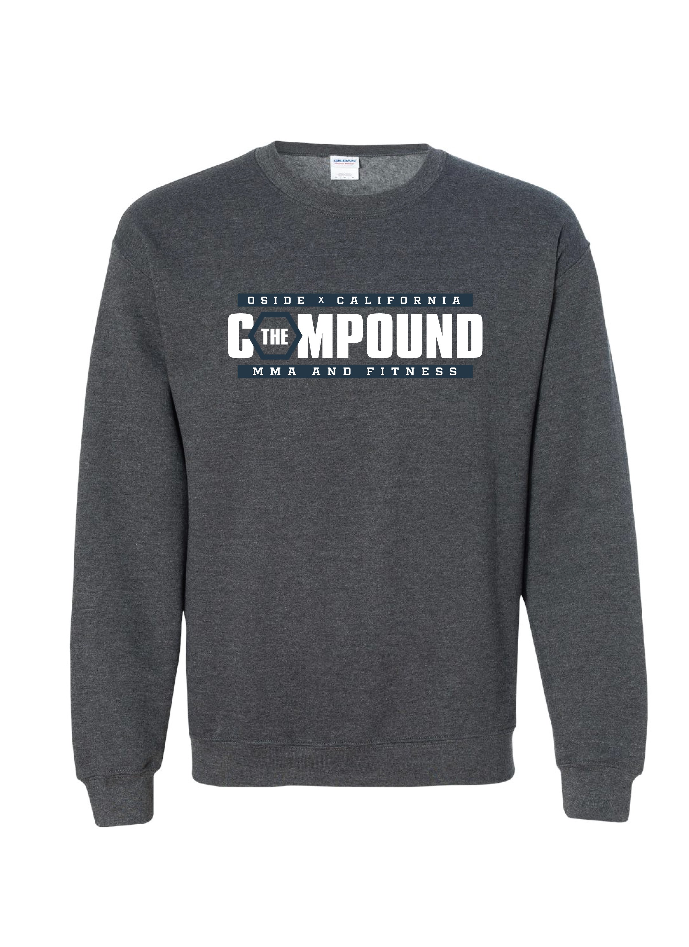 Compound MMA and Fitness heather grey sweatshirt