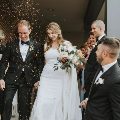 Mermaid V Neck Open Back White Satin Wedding Dresses