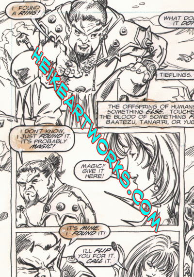 PlaneScapes TSR art by Gorby and Heike page 12