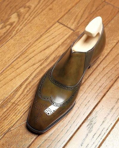 Christmas Best Rust Brown Loafer Wingtip Brogue Leather Men's Shoes