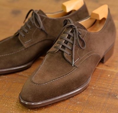 Best Chocolate Brown Split Toe Handmade Lace Up Shoes For Men
