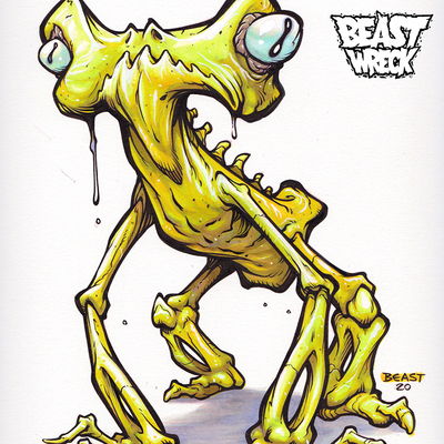 BONE-MONSTER color artwork