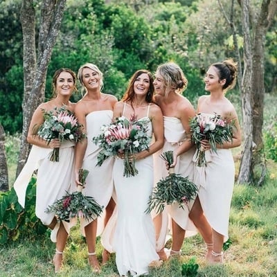 Casual strapless bridesmaid dresses - Thumbnail 4