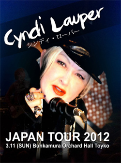 CYNDI LAUPER Live At The Bunkamura Orchard Hall, Tokyo, Japan 03.11.2012 DVD