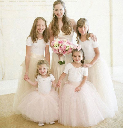 Two Piece Flower Girl Dresses