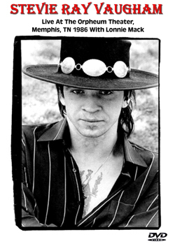 STEVIE RAY VAUGHAN Live At The Orpheum Theater, Memphis, TN 1986 With Lonnie Mack 2DVDs