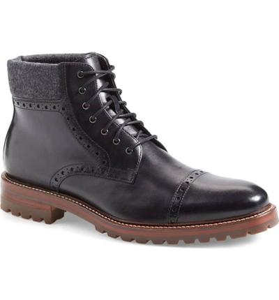 Handmade leather boots, Black leather boots