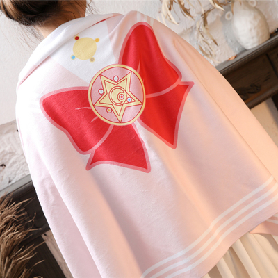 Sailor Moon Sailor Beach Towel Bamboo Fiber Bath Towel