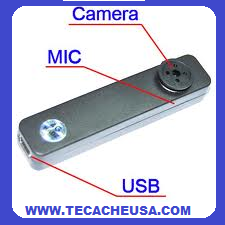 New 640x480 Mini 4GB Spy Button Pinhole Camera Mini DV Color Camcorder Win7 MAC