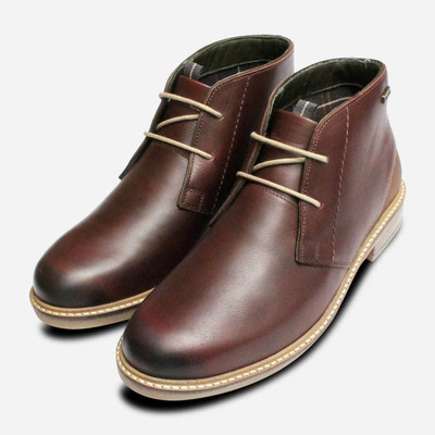 Chukka Dress Boots For Men In Brown Colors With Plain Toe Made By Hand