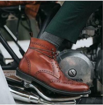 Classic Men leather boot, Handmade Boots for Men, Men boots, boots men, wingtip