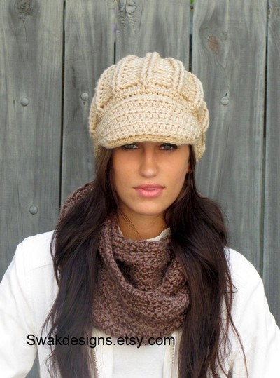 Newsboy hat textured post women's oversized newsboy hat