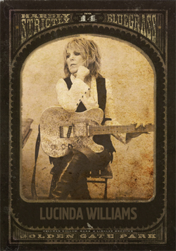 LUCINDA WILLIAMS Hardly Strictly Bluegrass, Golden Gate Park, San Francisco, CA 10.03.2014 DVD