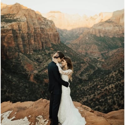 Mermaid long sleeves lace wedding dresses - Thumbnail 3