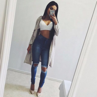 Casual Fashion Blue Jeans