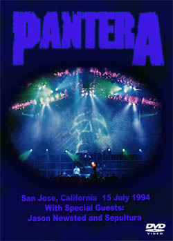 PANTERA live in San Jose 7-15-94 DVD