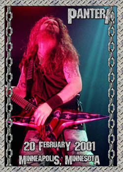 PANTERA Live in Minneapolis MN 2-20-01 DVD