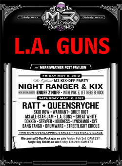 L.A. GUS Live At The M3 Rock Festival, Merriweather Post Pavilion, Columbia, MD. 2012 DVD