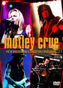 MOTLEY CRUE Live In Buenos Aires, Argentina 10.11.2008 DVD
