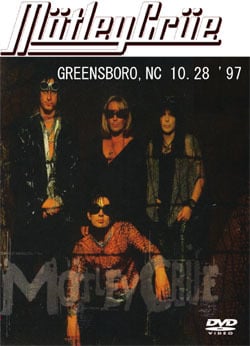 MOTLEY CRUE SIXX VS.SECURITY GREENSBORO,NC 10.28 '97 DVD