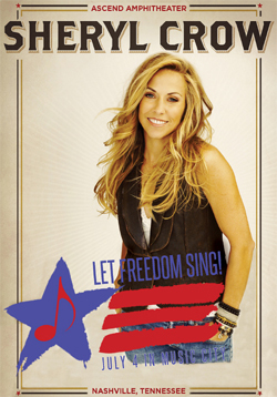 SHERYL CROW Let Freedom Sing! July 4th in Music City, Nashville, TN 07.04.2016 DVD