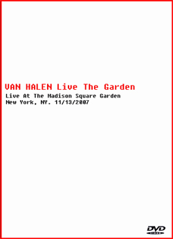 VAN HALEN Live At The Madison Square Garden, New York, NY. 11.13.2007 DVD