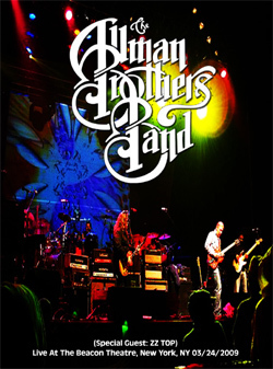 THE ALLMAN BROTHERS (Special Guest: ZZ Top) Live At The Beacon Theatre, New York, NY 03.24.2009 DVD