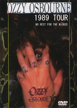 OZZY OSBOURNE 1989 TOUR NO REST FOR THE WICKED DVD
