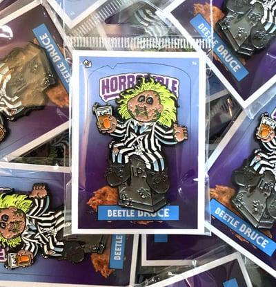 Horrorible Kids Beetle BRUCE - Limited Edition Enamel Pin