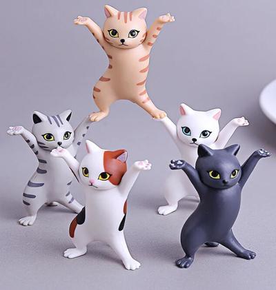 5pcs/set Cat Pen Holder Blind Box Kitty Toy
