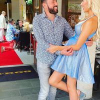 Chic A-Line Halter Blue Sparkle Satin Short Prom Dresses with Pockets Short Homecoming Dresses - Thumbnail 3