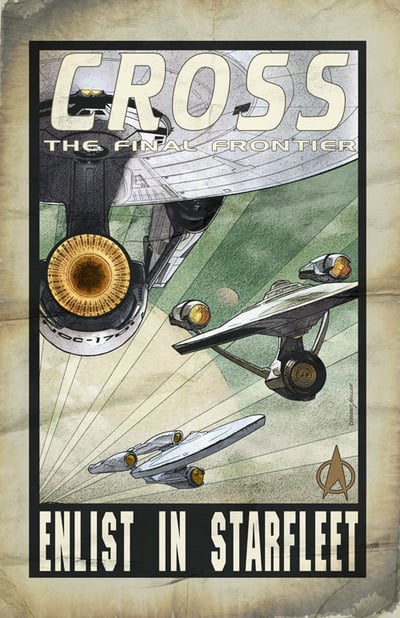 Star Trek: Cross The Final Frontier Artist Print