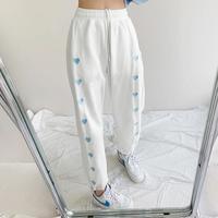 Heart Drawstring Jogger Pants - Thumbnail 1