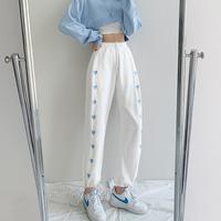 Heart Drawstring Jogger Pants - Thumbnail 3