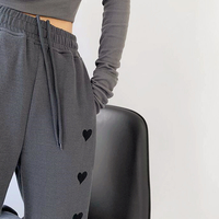 Heart Drawstring Jogger Pants - Thumbnail 9