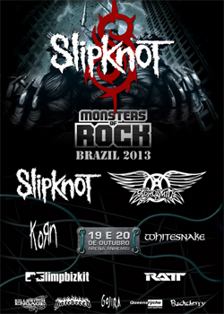 SLIPKNOT Live At Monsters Of Rock Brazil 2013 DVD