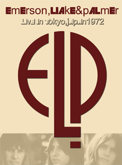 EMERSON LAKE & PALMER Live In Tokyo 1972 DVD