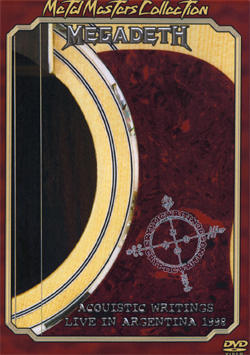 MEGADETH Acouistic Writings Live In ARGENTINA 1998 DVD