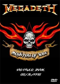 MEGADETH Monsters Of Rock Sao paulo, Brazil 1998 DVD